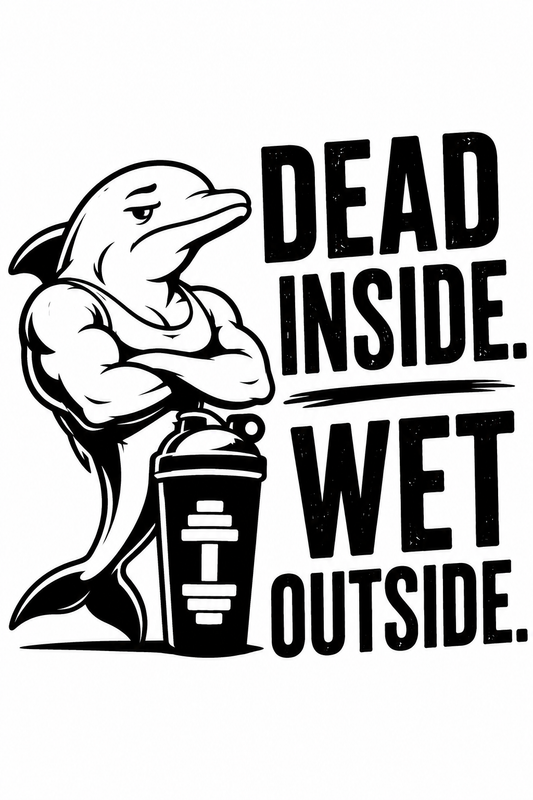 GYM RAT  SHAKER BOTTLE FISH